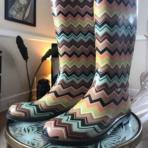 Missoni for Target rain boots